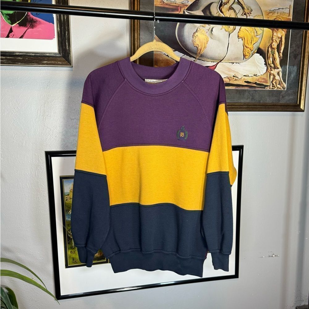 Vintage Bugle Boy Colorblock Sweatshirt